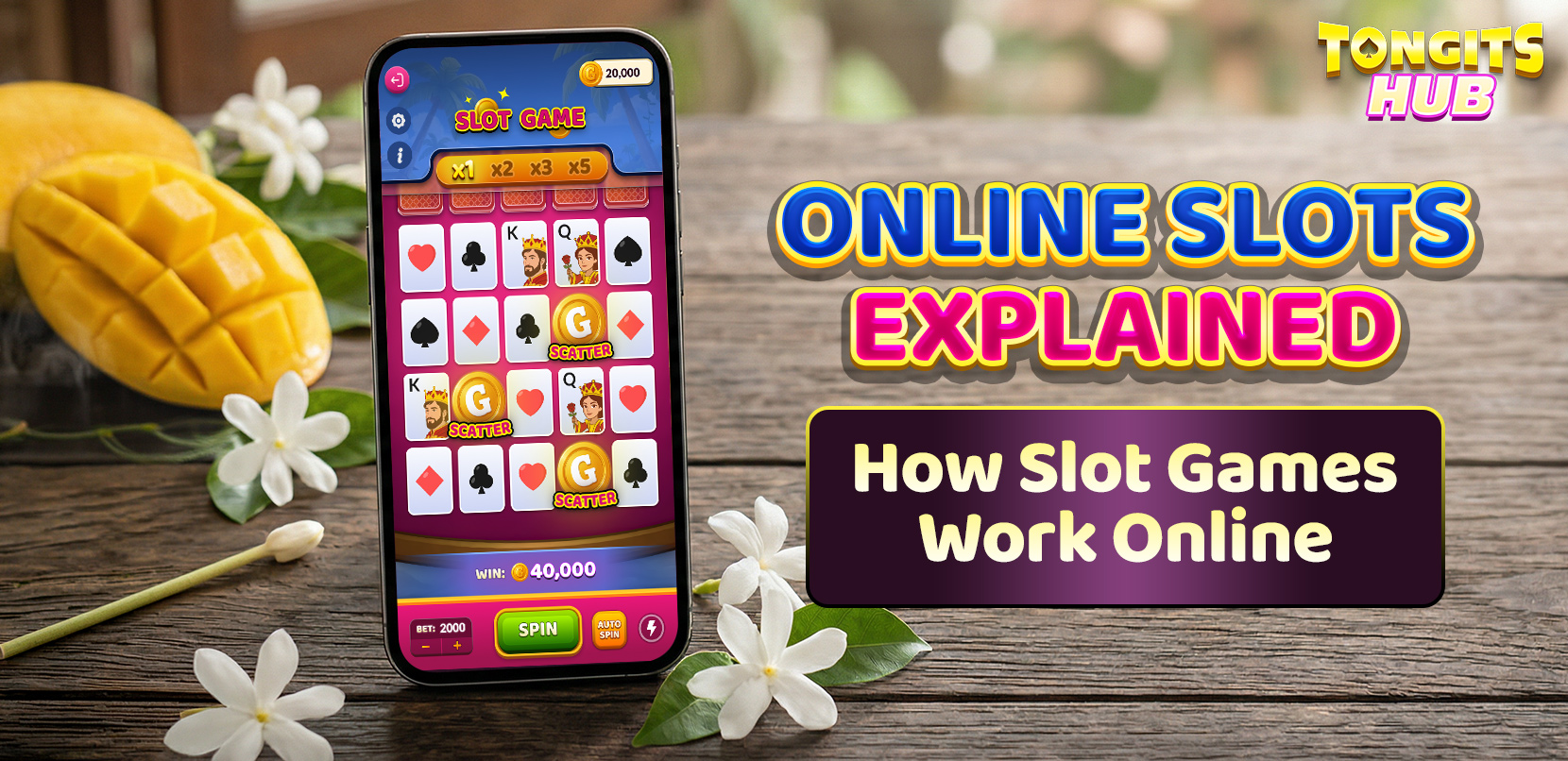 Cover Image for Online Slots Explained: How Slot Games Work, Types, Rtp & Paylines