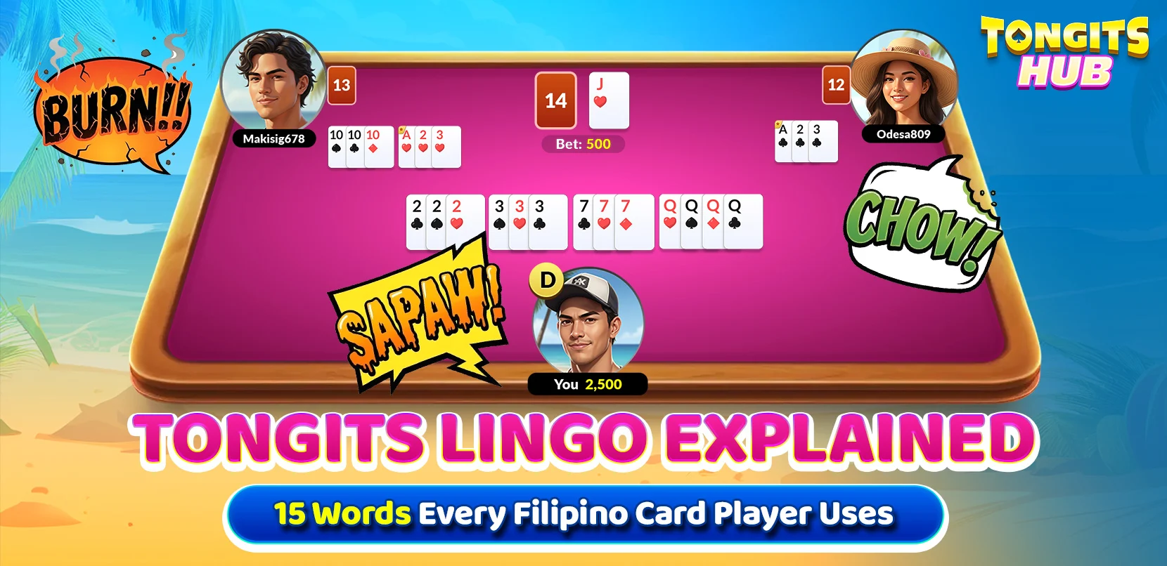 Cover Image for Tongits Lingo Explained: 15 Essential Filipino Card Game Terms