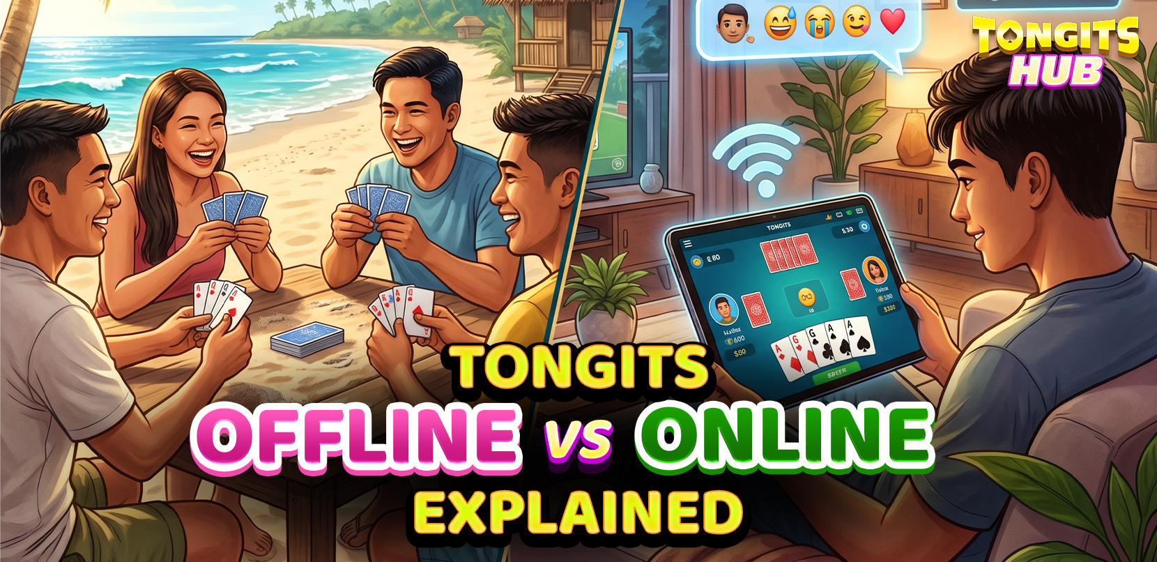 Cover Image for Tongits Offline Vs Online: What's The Difference? Full Comparison